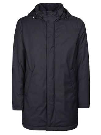 Herno Medium-Length Down Jacket With Concealed Zip Closure