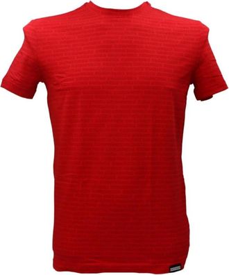 Dsquared2 Essenti&euml;le Ronde Hals T-Shirt - Heren - T-shirts - Rood - XL - Katoen - Tops