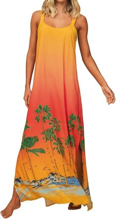 Maaji Cali Sunset Lucille In Orange