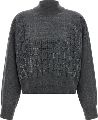 Brunello Cucinelli Gray Cashmere Womens Cardigan