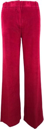 Kiltie Andrea Broek - Dames - Wijde Broeken - Rood - XL - Katoen - Broeken