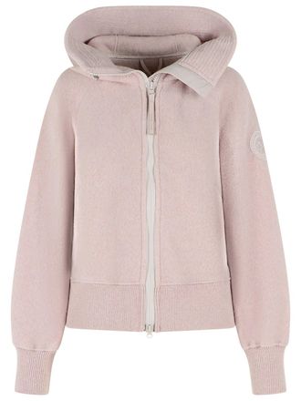 Canada Goose Chilliwack roze bomberjack van wolmix