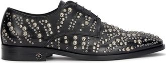 Roberto Cavalli leather derby shoes - Black