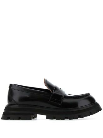 Alexander McQueen Mocassini Wander in pelle - Nero