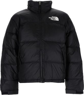 The North Face Boxy Cropped Puffer Jacket With High Collar And Adjustable Cuffs