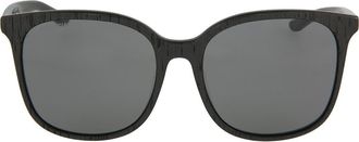 Balenciaga 56mm Square Sunglasses in Grey Grey Silver at Nordstrom Rack