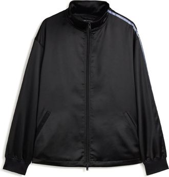 Yohji Yamamoto Satin Tracktop Black