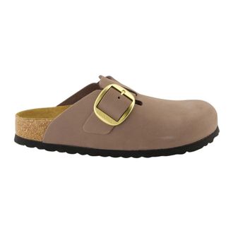 Birkenstock Boston Big Buckle - Dames - Slip ons - Beige - 37 EU - Schoenen
