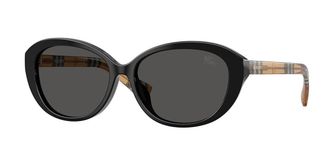 Burberry BE4507D Asian Fit 416187 Womens Sunglasses Black Size 57