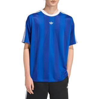 adidas Adicolor Recycled Polyester Jacquard Jersey in Collegiate Royal at Nordstrom, Size Xx-Large
