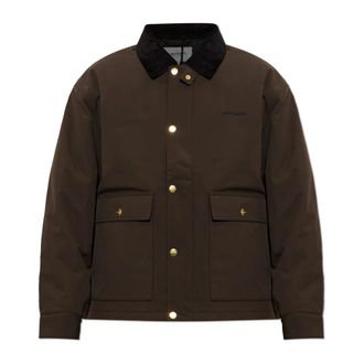 Carhartt Work in Progress Giacca Imbottita Quentin - - Jackets - Uomo - Marrone - 2XL