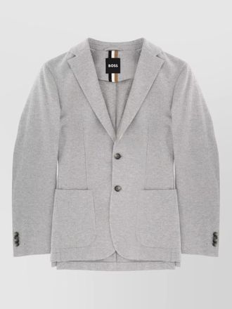 HUGO BOSS leather hanry blazer