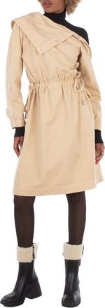 Burberry Stud-Detail Folded Midi Dress, Brand Size 2 ( US Size 0 )