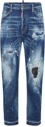 Dsquared2 Klassieke Denim Jeans - Heren - Slim Fit Jeans - Blauw - XS - Denim - Jeans
