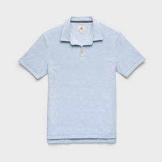 Surfside Supply Co. Ryan Saltwater Terry Polo in Skyway Blue at Nordstrom, Size Xx-Large