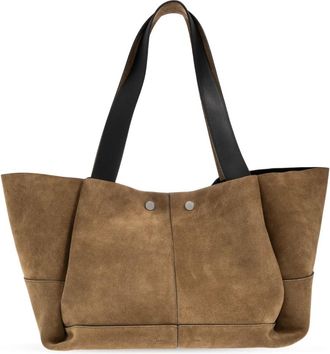 AllSaints Rosalie Grote Su&egrave;de Shopper - Dames - Shoppers - Bruin - ONE Size - Su&egrave;de - Tassen