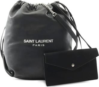 Saint Laurent 2010s Teddy bucket-tas - Zwart
