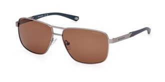 Skechers SE00039 Polarized 09H Mens Sunglasses Gunmetal Size 60