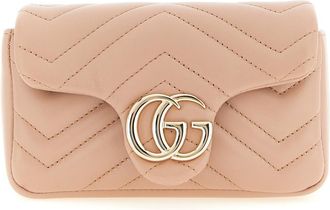 Gucci Pink GG Marmont Mini Shoulder Bag