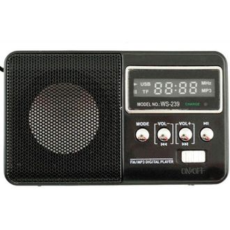 Trade Shop Altavoz Inal&aacute;mbrico Bluetooth Recargable Radio Fm Port&aacute;til Q-y7000