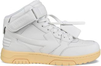 Off-white Wit uit kantoor Mid Sneakers