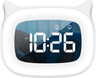 OEM R&eacute;veil Enfant - &Eacute;cran Led Num&eacute;rique - Veilleuse R&eacute;glable - Alarme 18 M&eacute;lodies - Fonction Snooze - 1 Pi&egrave;ce
