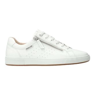 Mephisto Womens Nikita 1 Low-Top Sneakers In White Silk