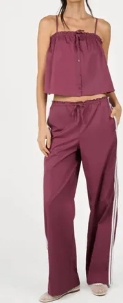 WeWoreWhat Pull On Ruffle Pant In Red
