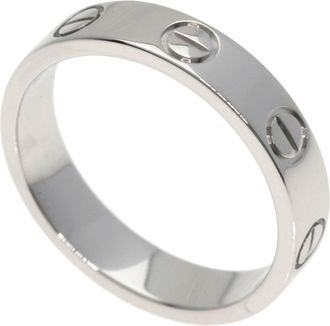 Cartier Platinum Platinum 950 Band Ring (Pre-Owned)