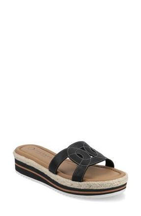 Journee Collection Rosalinda Slide Sandal in Black at Nordstrom Rack, Size 6.5