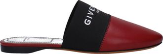 Givenchy Slippers En Klompen Bedford Dames Leer Rood/Kersen