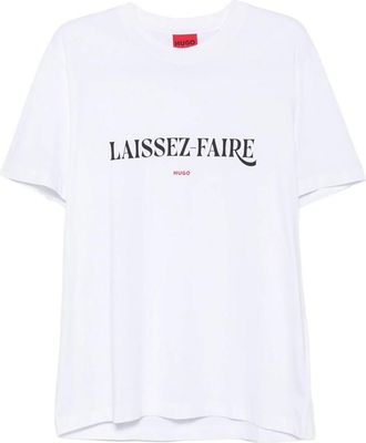 HUGO BOSS Slogan-print T-shirt