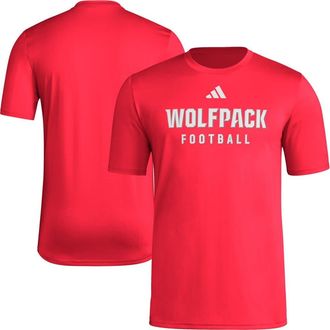 adidas Mens adidas Red NC State Wolfpack Locker Practice Football Pre-Game T-Shirt at Nordstrom, Size Xx-Large