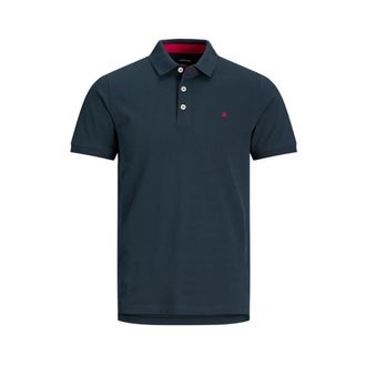 Jack & Jones Polo Shirt - Heren - Polos - Blauw - S - Tops