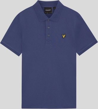 Lyle & Scott Lyle And Scott Mens Cotton Polo Shirt - Navy - Size: Regular/50