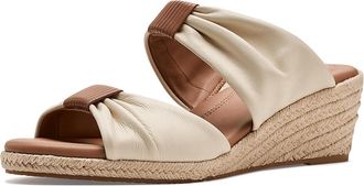 Gentle Souls Gracious Womens Wedge Shoes Stone Leather : 7.5 M