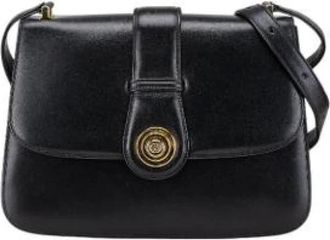 Gucci Pre-owned Cross Body Bags, female, Black, Size: ONE SIZE Pre-owned Leather gucci-bags