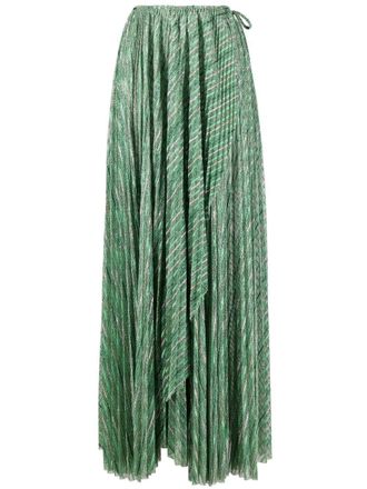 Forte_Forte knitted mid-length skirt - Green