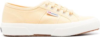 Superga low-top canvas sneakers - women - Rubber/Cotton/Cotton - 36 - Yellow