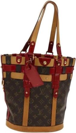 Louis Vuitton Pre-owned Bucket Bags, female, Multicolor, Size: ONE SIZE Pre-owned Monogram Canvas Tote Bag