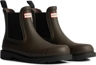 Hunter Commando Chelsea Boot Gummistiefel für Damen | schwarz