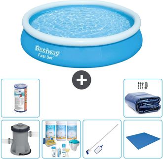 Bestway Piscina Bestway Fast Set Redonda - 366x76 Cm - 8-piezas S21439