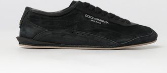 Dolce & Gabbana Sneakers Lipari in pelle di vitello scamosciata con logo