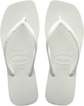 Havaianas Slim Square Flip Flop in White at Nordstrom, Size 11