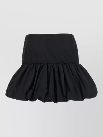 Rotate high waist bubble hem mini skirt