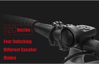 OEM Timbre Recargable Para Bicicleta Con Sonido De 120 Db Y 4 Modos