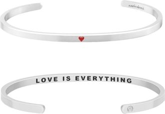 Mantra Love Is Everything bracelet in Silver at Nordstrom