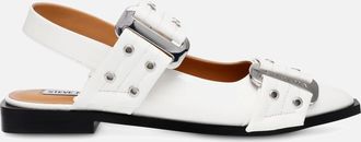 Steve Madden Womens Grand Ave Sandal Flats in White - Size UK 5