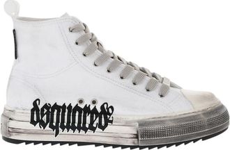Dsquared2 White High Top Sneakers