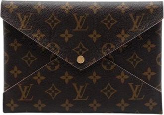 Louis Vuitton Pre-owned Kirigami Clutch - Dames - Vintage Clutch - Bruin - ONE Size - Vintage